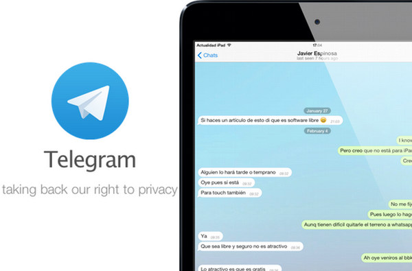 Aplicativo de mensagens Telegram