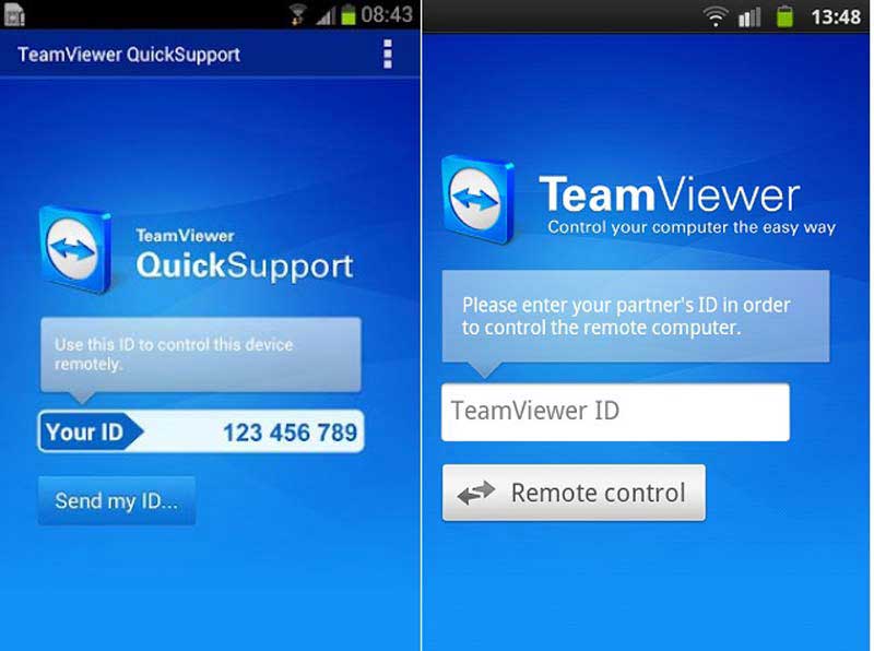 Aplicativo TeamViewer