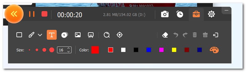 Personalize e adicione notas às suas gravações.