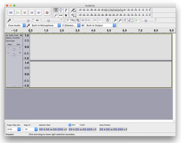 Software de edição de música para Mac - Audacity