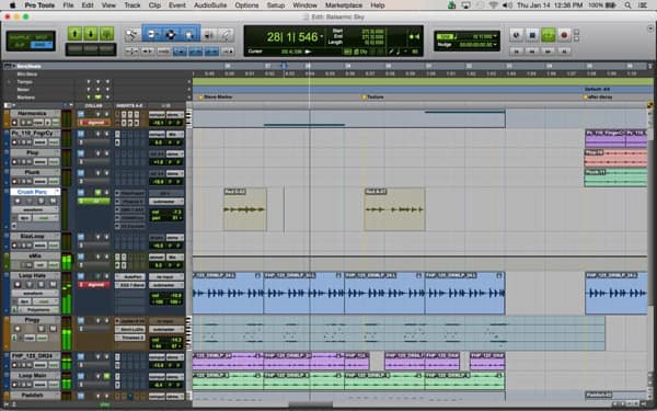 Software de edição de música para Mac - Avid Pro Tools