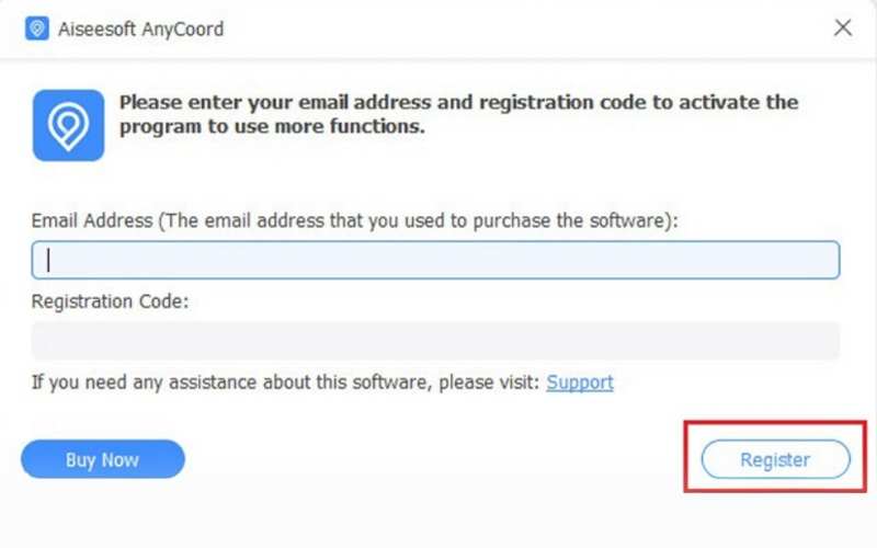 Register The Email