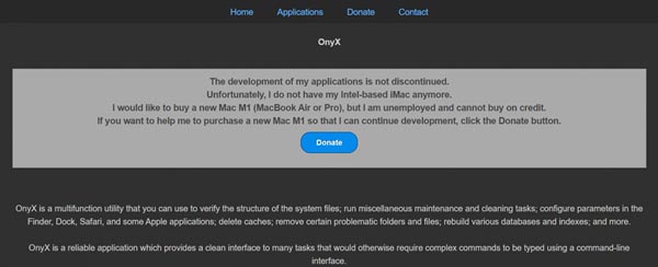 Site OnyX para Mac