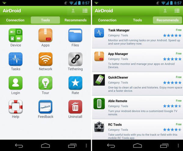 Ferramentas Airdroid