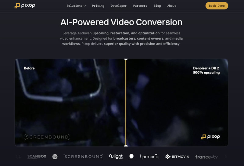 O que é o aprimoramento de vídeo Pixop AI?