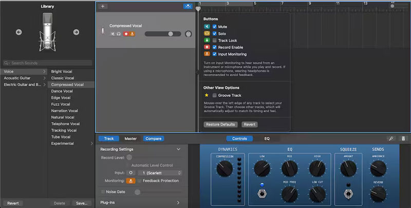 GarageBand: Software para gravação de podcasts no Mac