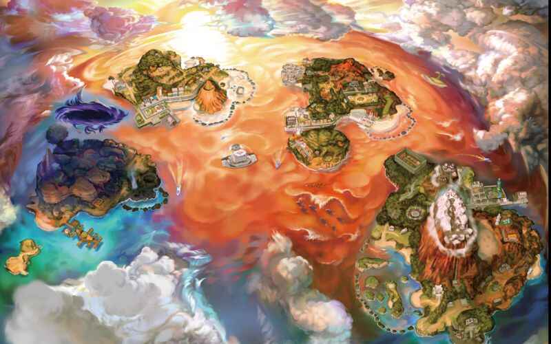 Mapa da região de Alola