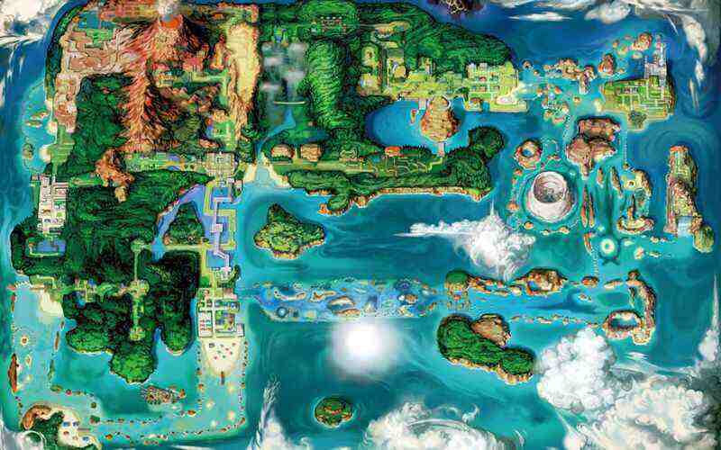 Mapa da região de Hoenn