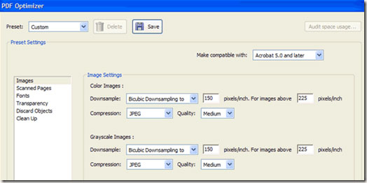 Adobe PDF Otimizador