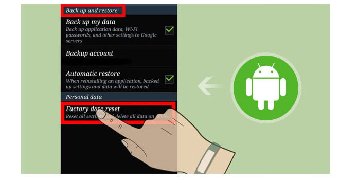 Como redefinir o telefone Android
