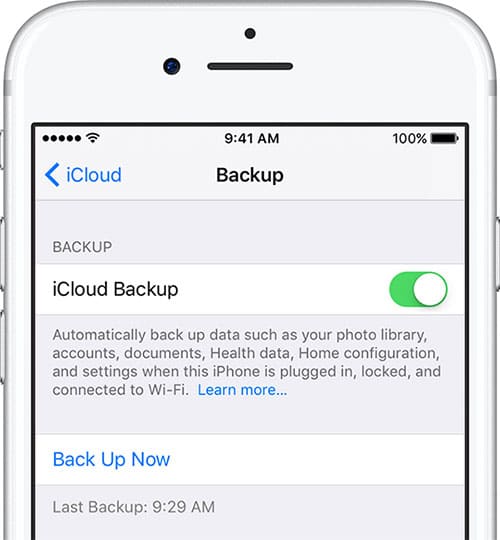 Faça backup dos dados do iPhone com o iCloud