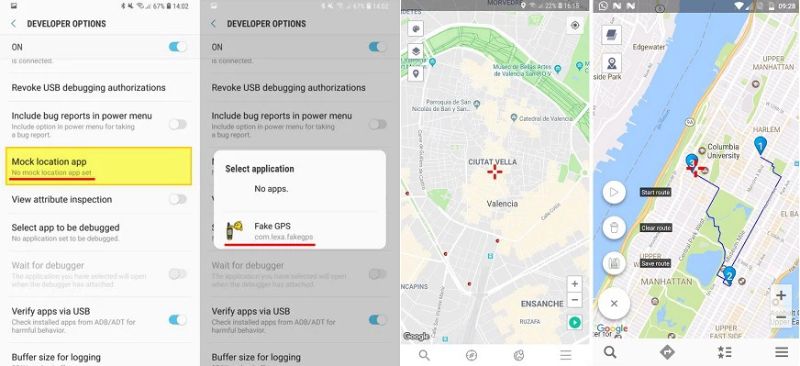 Como usar um aplicativo de GPS falso