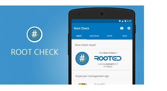 Aplicativo Root Checker