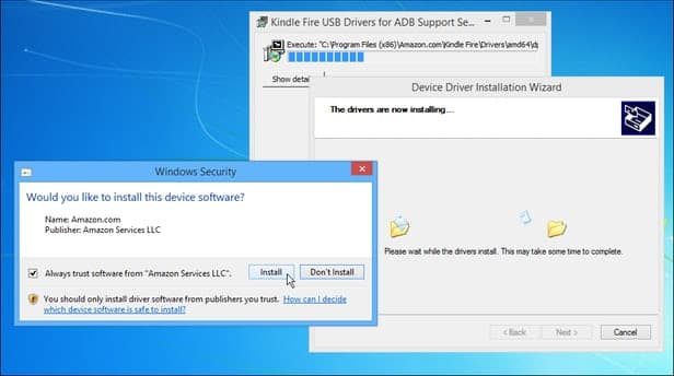 Drivers ADB do Kindle Fire