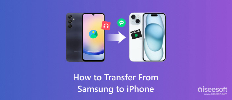 Transferir arquivos de Samsung para iPhone