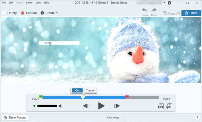 Gravador de tela Snagit para MAC