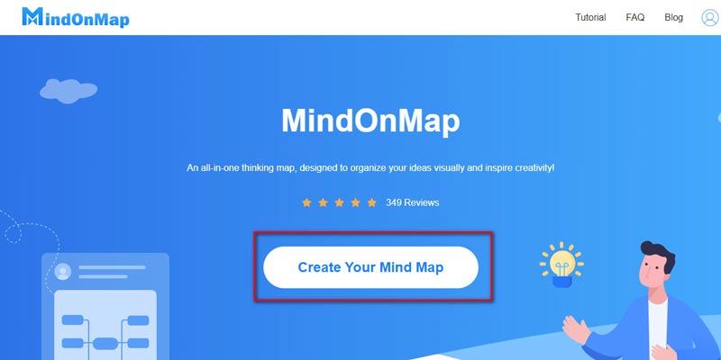 Clique no botão Criar mapa mental