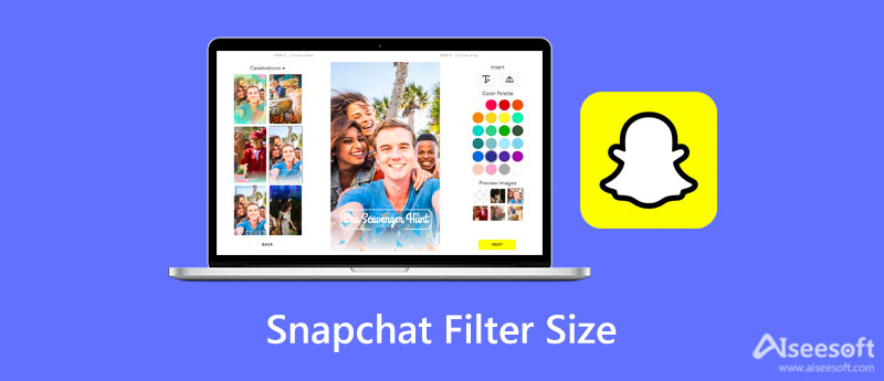 Tamanho do filtro Snapchat