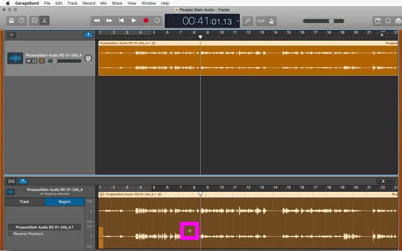 Cortador de músicas Mac GarageBand