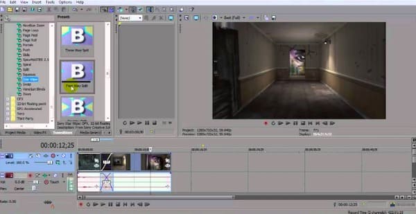 Transições gratuitas do Vegas Pro