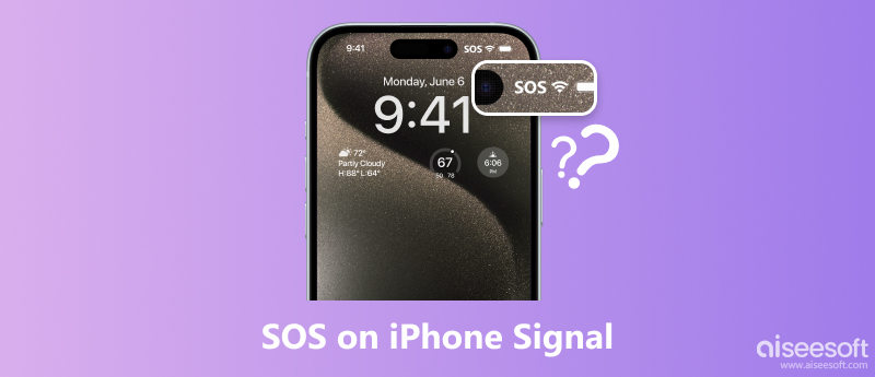 Sinal SOS no iPhone