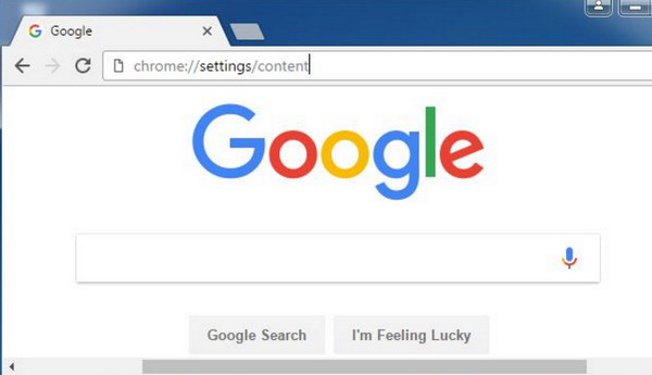Configurações do Chrome
