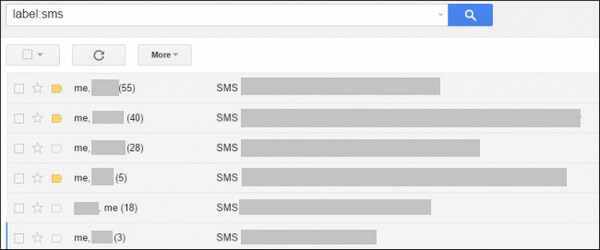 Backup de texto no Gmail