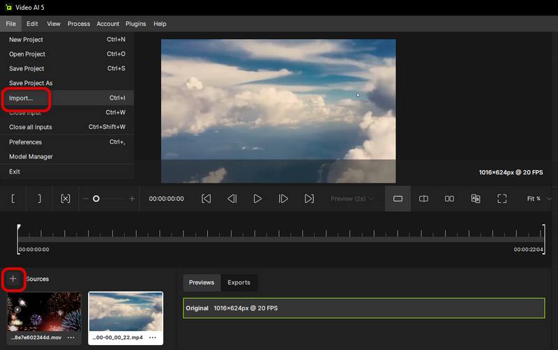 Importar arquivo no Topaz