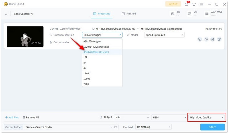 Resolução e Qualidade de Mudanças