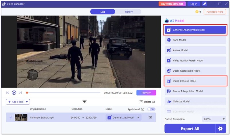 Escolha um modelo aprimorado