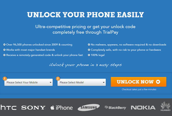 Obtenha o Samsung Galaxy S5 desbloqueado com a ferramenta de desbloqueio
