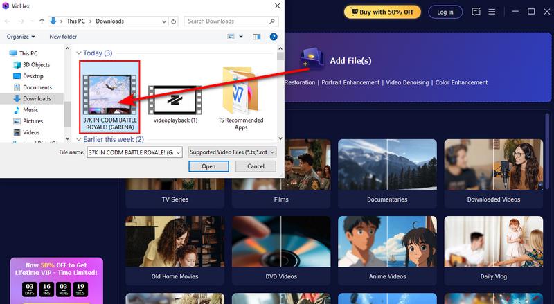 Carregar vídeo de jogo