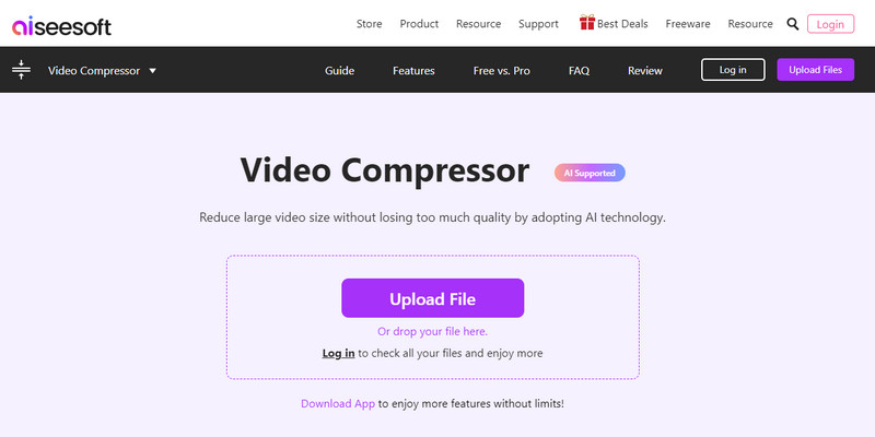 Compressor de Vídeo Aiseesoft