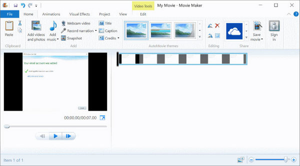 Editor WMV - Windows Movie Maker