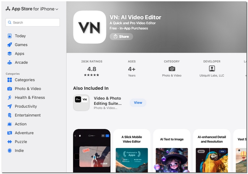Vn Video Enhancer IOS