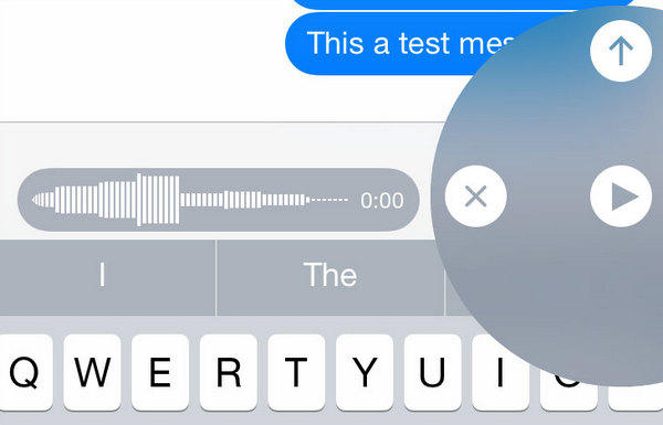 Mensagem de voz do iMessage