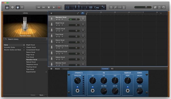 Gravador de Voz Garageband