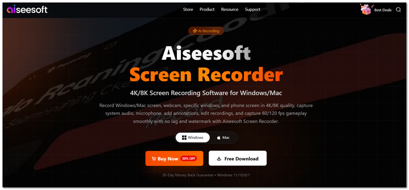 Aiseesoft Screen Recorder WAV