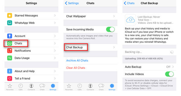 Fazer backup de mensagens do WhatsApp