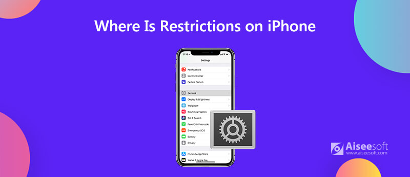 Onde estão as restrições no iPhone