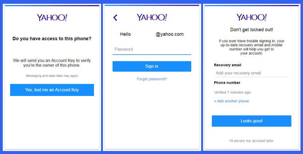 Login do Yahoo Messenger a partir do e-mail