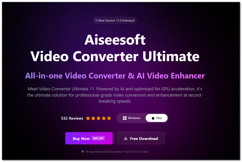 Alternativa definitiva ao Aiseesoft Video Converter