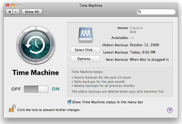 Restaurar dados do Mac com Time Machine