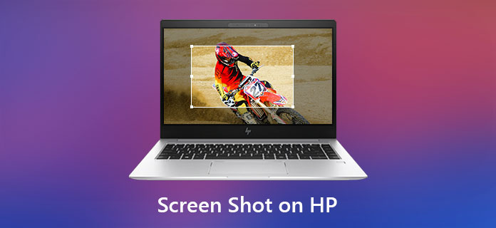 Captura de tela no HP