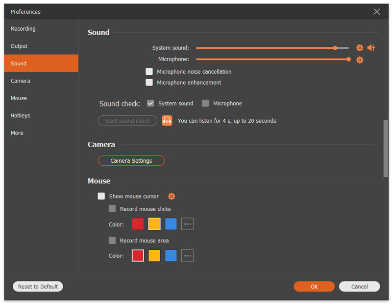 Testar configuração de áudio