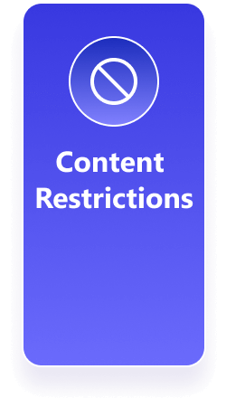 Restrições de Conteúdo
