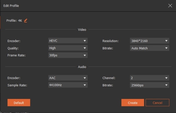 Ajuste as configurações de saída