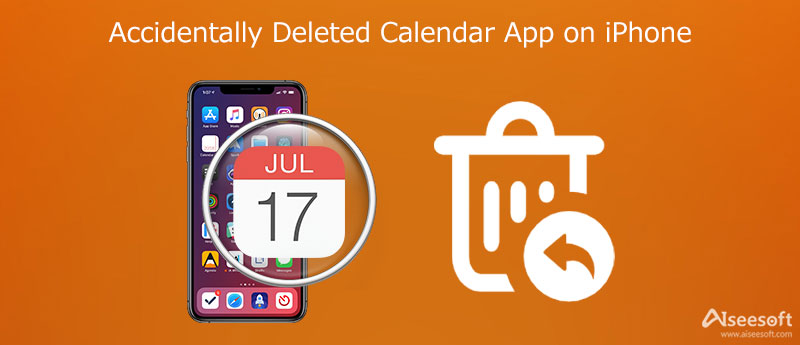 Aplicativo de calendário excluído acidentalmente no iPhone