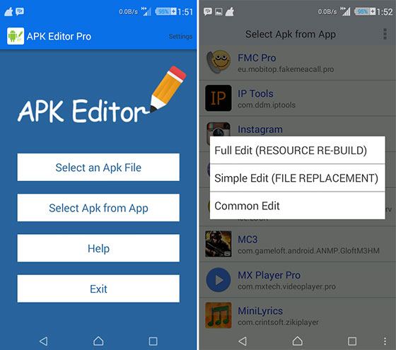 Aplicativo Editor Apk