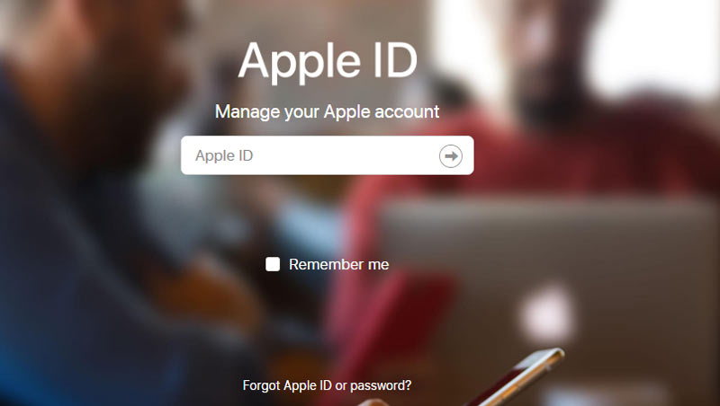 Redefinir o ID da Apple